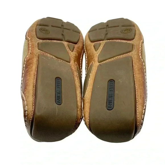 Cole Haan Nike air driving loafer moccasin slip on suede rubber sole - Picture 6 of 9